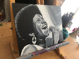 Aretha Franklin Portrait - "A Natural Woman"