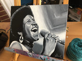 Aretha Franklin Portrait - "A Natural Woman"