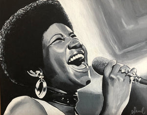 Aretha Franklin Print - "A Natural Woman"